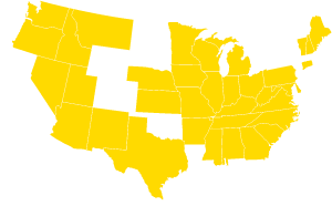 map of USA