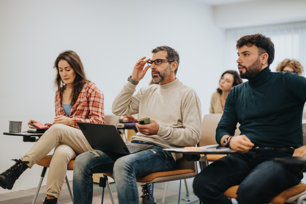 People in a classroom
